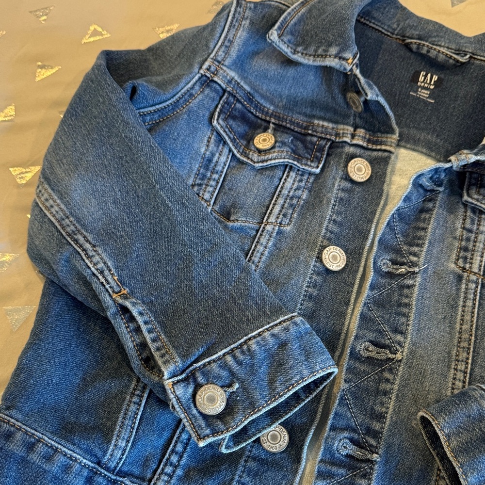 GAP Kids Blue Denim Jacket - Picture 4 of 6